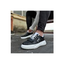 Wagoon Wg018 Siyah Beyaz Erkek Ayakkabı