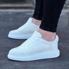 Wagoon WG019 Beyaz Triko Erkek Casual Günlük Ayakkabı