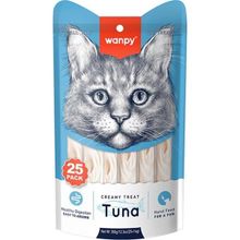 Wanpy 25x14 gr Krema Ton Balıklı Sıvı Kedi Ödülü
