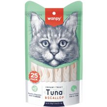 Wanpy 25x14 gr Ton Balıklı Deniz Taraklı Sindirim Sistemi Destekleyici Sıvı Ödül Maması