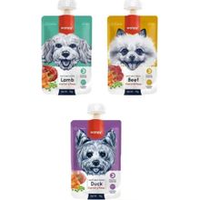 Wanpy 3 Çeşit 3x90 gr Karma Taze Köpek Et Ezmesi