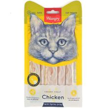 Wanpy 5 x 14 gr Tavuk Etli Likit Creamy Kedi Ödülü