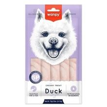 Wanpy 5x14 gr Krema Ördekli Sıvı Köpek Ödülü
