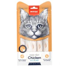 Wanpy 5x14 gr Tavuk Yengeç Puding Kedi Ödülü