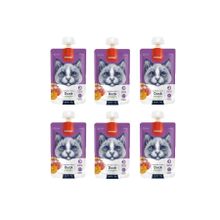 Wanpy 6x90 GR Taze Ördekli Balkabaklı Kedi Et Ezmesi