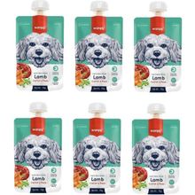 Wanpy 90 gr Taze Kuzu Etli Havuçlu Köpek Et Ezmesi