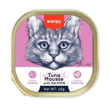 Wanpy Alutray Ezme Ton Balıklı Somonlu 40 gr Kedi Konservesi