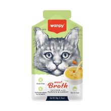 Wanpy Bal Kabağı Havuçlu ve Tavuklu 50 gr Kedi Çorbası