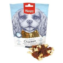 Wanpy Kalsiyumlu Gerçek Tavuk Sargılı 100 GR Köpek Ödülü