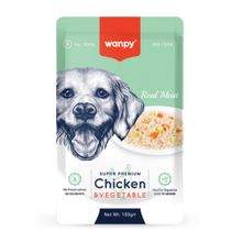 Wanpy Pouch Tavuk ve Sebzeli 100 gr Köpek Konservesi
