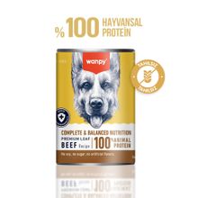 Wanpy Sığır Etli Ezme 375 gr Köpek Konservesi