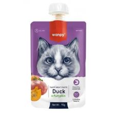 Wanpy Taze Ördekli ve Bal Kabaklı 90 GR Kedi Et Ezmesi