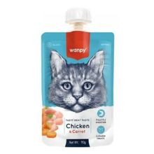 Wanpy Taze Tavuklu ve Havuçlu 90 GR Kedi Et Ezmesi