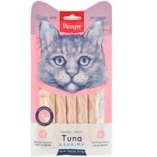 Wanpy Ton Balığı Karides 5x14 gr Likit Kedi Ödülü