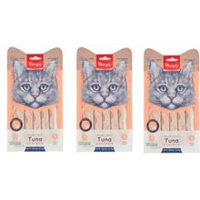 Wanpy Ton ve Somon Balıklı 5x14 gr Kedi 3 Adet Kedi Ödül Maması