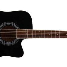 Washburn WA90CE Black Elektro Akustik Gitar