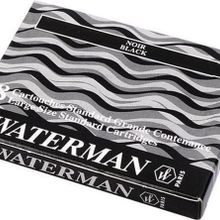 Waterman S0110850 Kartuşu 8'li Siyah Dolma Kalem
