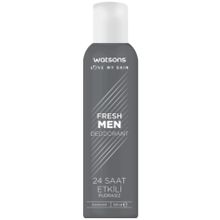 Watsons Fresh Men Deodorant Pudrasız Sprey 150 ml