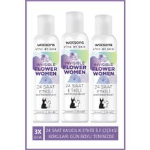 Watsons Invisible Flower 150 ml Kadın Sprey Deodorant