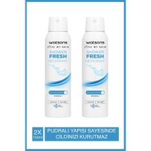 Watsons Shower Fresh 2x150 ml Sprey Deodorant