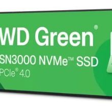WD Green SN3000 WDS200T4G0E 2 TB 5000/4000 Gen4 NVMe PCIe M.2 SSD