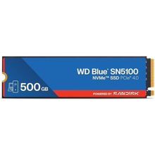 WD WDS500G5B0E Blue SN5100 PCI-4.0 5000MB/S 4000MB/S 500 GB M2 SSD