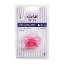Wee 112 No:2 Akide Gövdeli Damaklı Emzik pembe