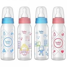 Wee Baby 0-6 Ay 250 ml Pembe Cam Biberon