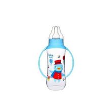 Wee Baby 270 cc Mavi Silikon Kiraz Uçlu Kulplu PP biberon