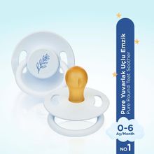 Wee Baby 698 Mavi No:1 Pure Yuvarlak Kauçuk Emzik