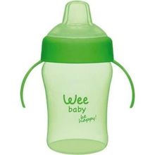 Wee Baby 775 240 ml Yeşil Colorful Akıtmaz Kulplu Bardak