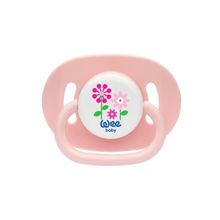 Wee Baby No:1 Pembe Oval Gövdeli Yuvarlak Uçlu Emzik