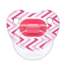Wee Baby Şeffaf Desenli Damaklı 6-18 Ay No 2 Pembe Emzik