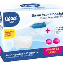 Wee Baby WEE945 Şeffaf Burun Aspiratörü Seti