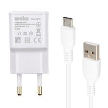 Weko WK-21434 2.1 Amper Telefon Şarj Adaptörü + Micro USB Kablo