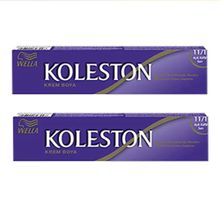 Wella Koleston 11/1 Açık Küllü Sarı 2 Adet Tüp Saç Boyası + 2 Adet Sıvı Oksidan