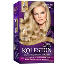 Wella Koleston 9/1 Özel Açık Kül Sarısı Kit Saç Boyası