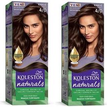 Wella Koleston Naturals 2 Adet 4/0 Kahve Saç Boyası