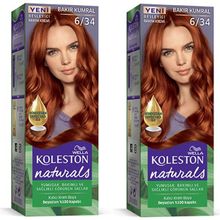 Wella Koleston Naturals 6-34 Bakır Kumral 2 Adet Saç Boyası