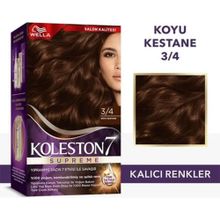 Wella Koleston Supreme 3.4 Koyu Kestane Kit Saç Boyası