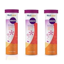 Wellcare Immune Afrika Sardunyası Vitamin C Çinko 3x15 Efervesan Tablet