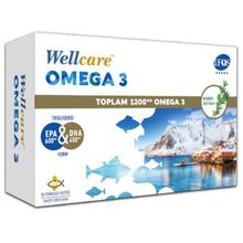 Wellcare Omega-3 1200 mg 30 Kapsül