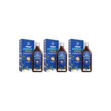 Wellcare Omega 3 Doğal Mandalina Aromalı 3x150 ml Şurup Balık Yağı