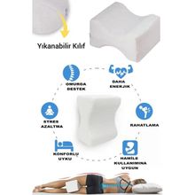 Wellgro Ortopedik Hamile Destek Yastığı Bacak Arası Yastık Hamile Yastığı, Yan Yatış Yastığı