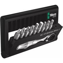 Wera 05073645001 Bit Check BC / BR 9 ve Cırcır Kolu 10 Parça Tornavida Matkap Ucu