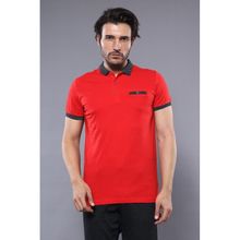 Wessi Kırmızı Polo Yaka Erkek T-shirt