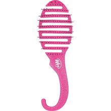 Wet Brush Shower Detangler Pembe Simli Saç Fırçası