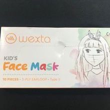 Wexta STL3PLY 10'lu Meltblown Filtreli Desenli Çocuk Koruyucu Yüz Maskesi