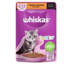 Whiskas 10x85 gr Kümes Hayvanlı Yavru Kediler İçin Yaş Maması