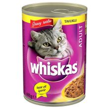Whiskas 24X400 gr Tavuk Etli Konserve